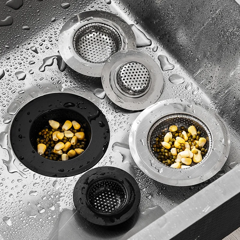 Многофункциональная сетка из нержавеющей стали для фильтрации отходов для кухни и ванной комнаты