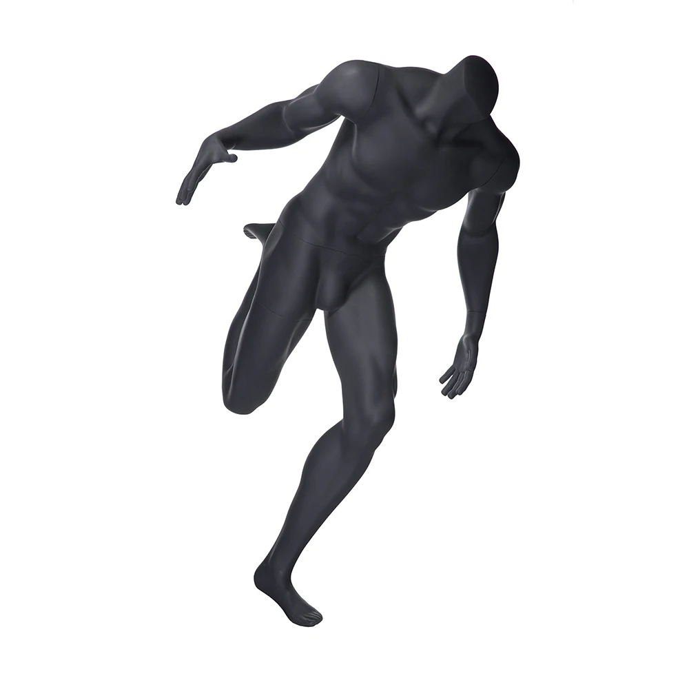 AFELLOW Wholesale Fiberglass Muscular Sports Mannequin Athletic Male Female Sportswear Display Mannequin