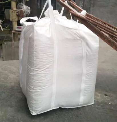 1.5 ton jumbo bags silica with UV / limestone sand polypropylene big bags /sacks with PE liner