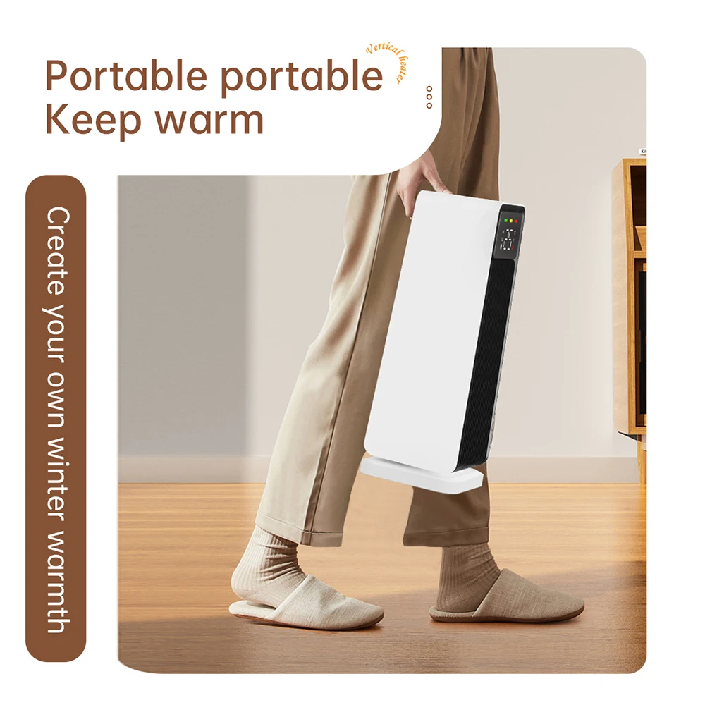 New Design Office Electric Fan Heater PTC Ceramic Portable Adjustable Temperature tower electric heater fan