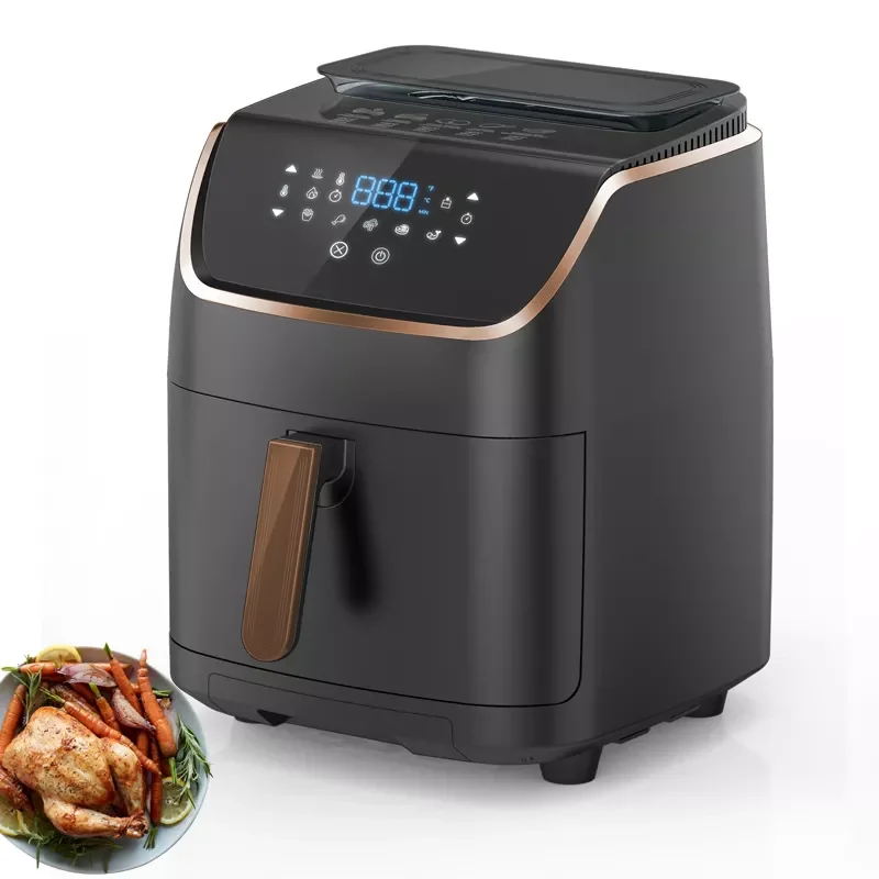 New 7L Digital Touch Screen Oil Free better for steam vegetables and baked goods Multifunction Steam Air Fryer