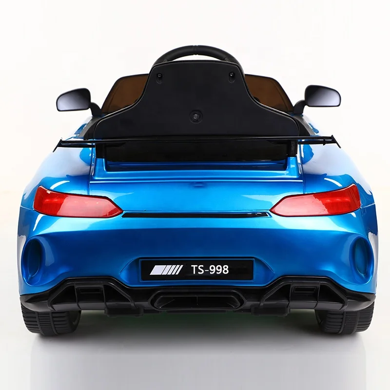 2019 Latest Model Double Motors Kids Electric Ride on Car Baby Electric Car Four Wheels Shock Absorption with Training Wheels