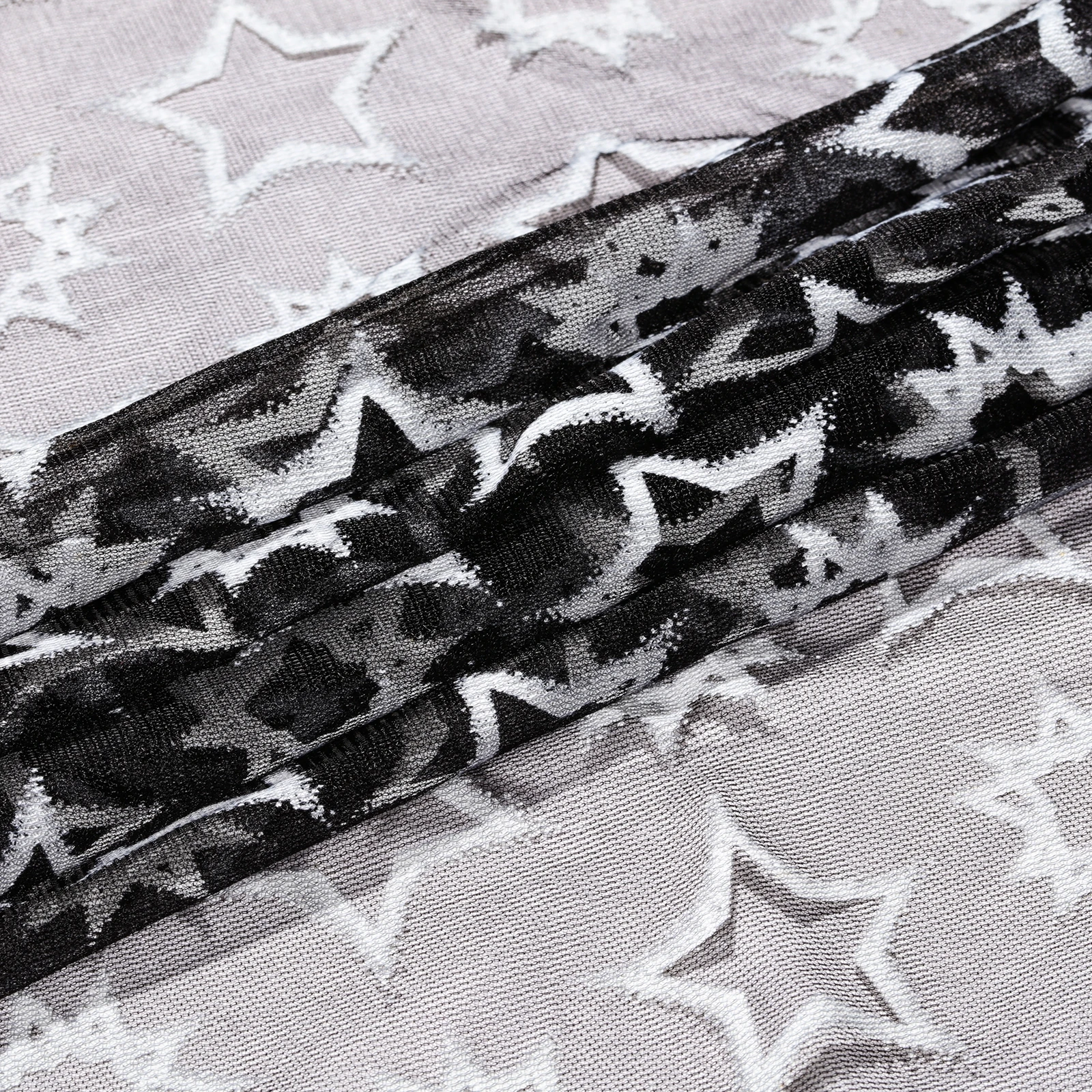 Индивидуальный принт стрейч сетка 40D 100% полиэфирная ткань для женского платья