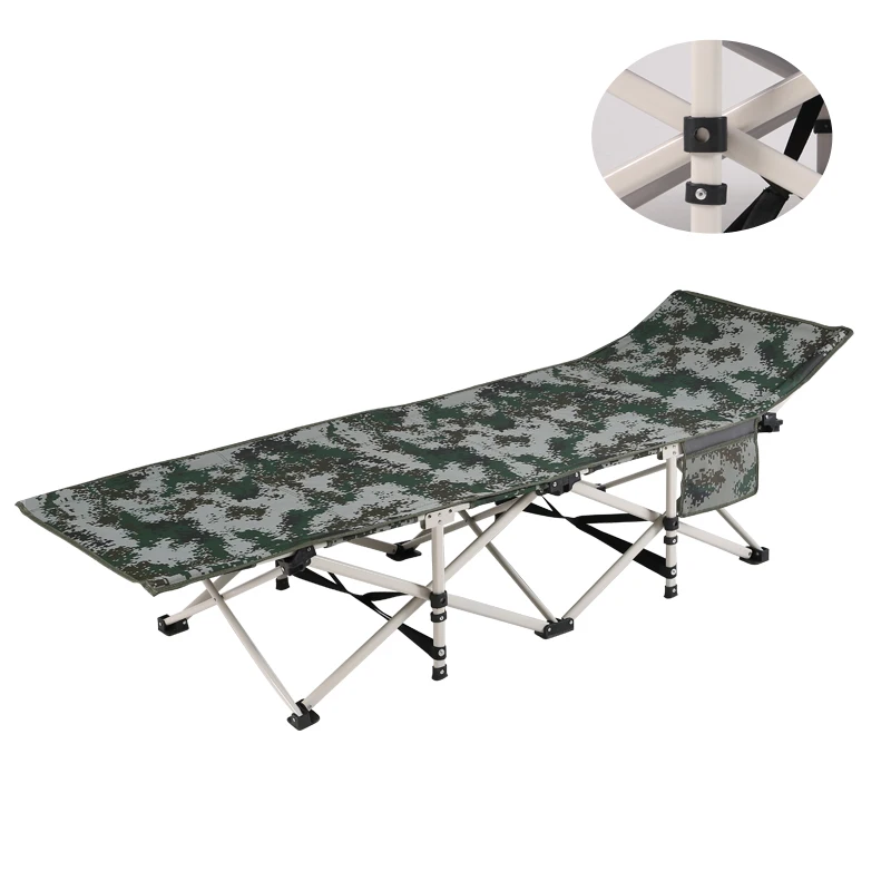 Factory directly supply customized portable folding camping bed nz single cot bed