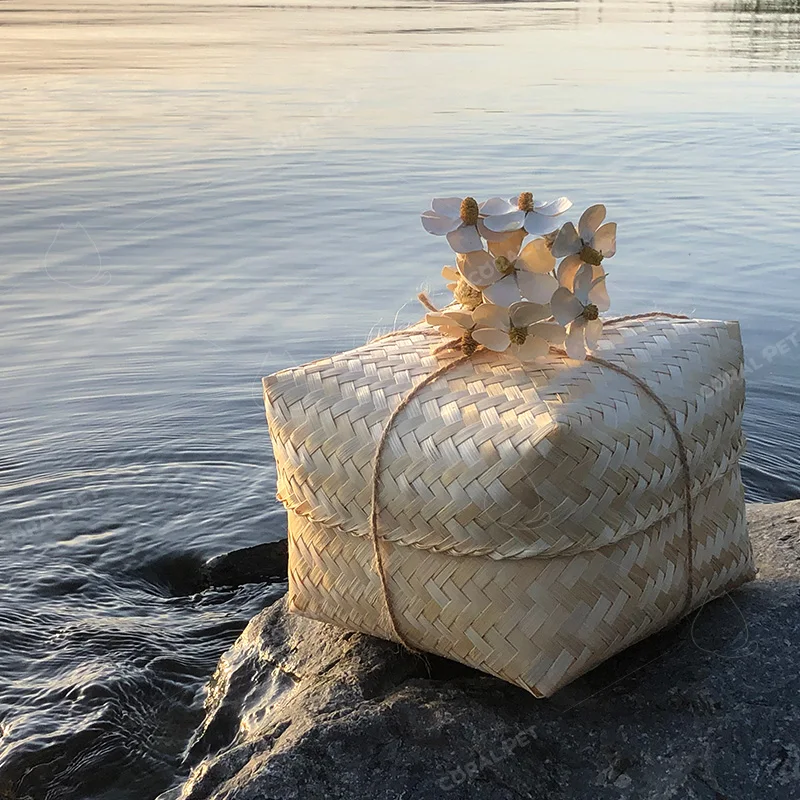 eco friendly Bamboo Urns Cremation scatter tube For human Pet Ashes sea burial green earth burial 100% biodegradable urn pet