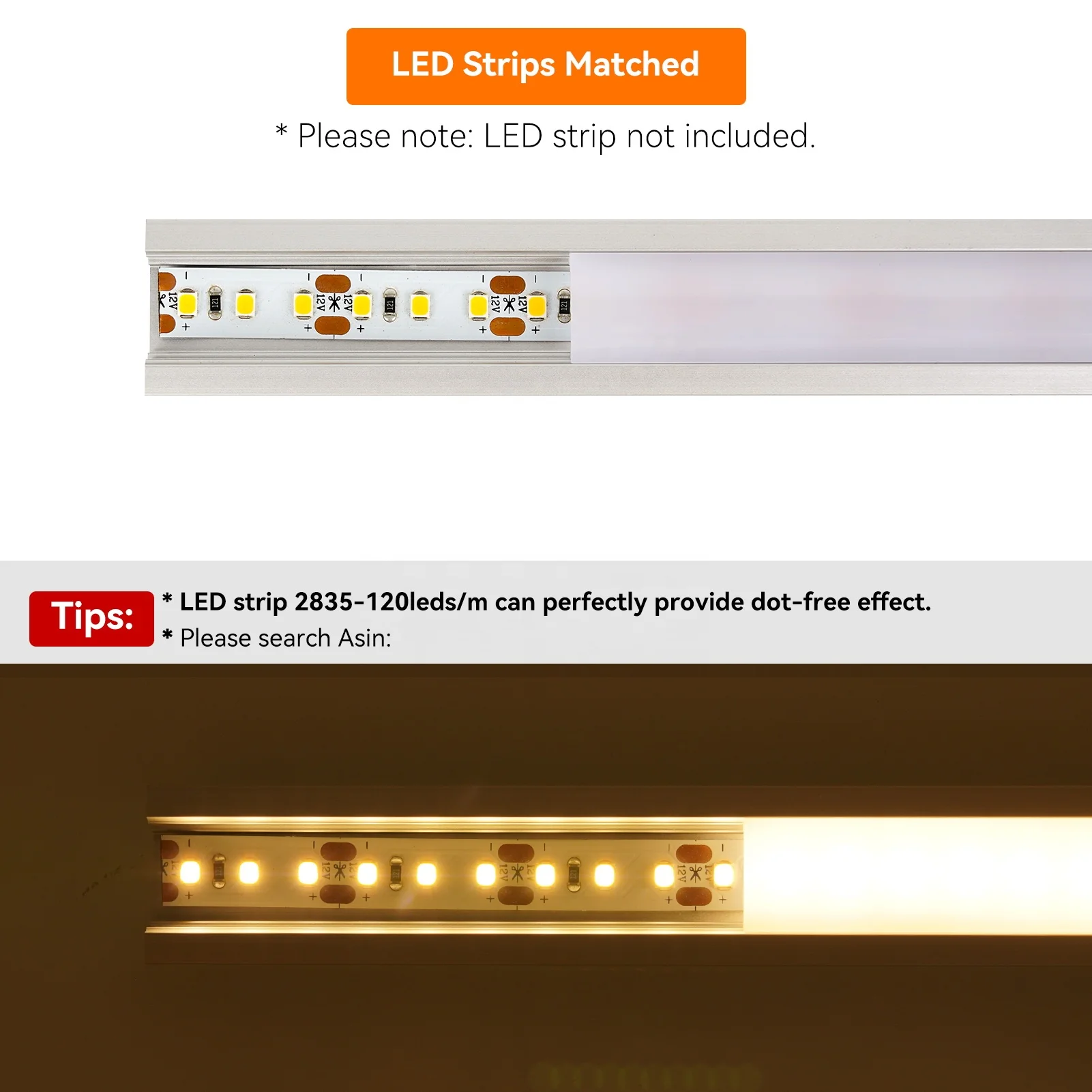 2507 Recessed LED Aluminum Channel Aluminum Profile with Diffuser for LED Strip