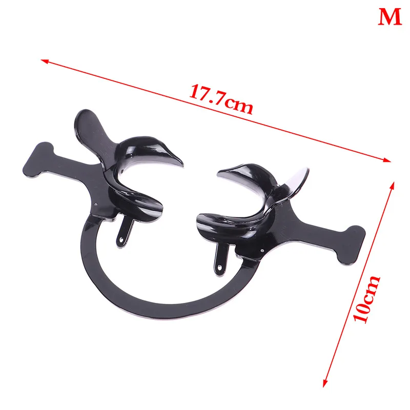 Dental Cheek Lip Retractor Mouth Opener C-Shape with Handle White Small/Big (big)