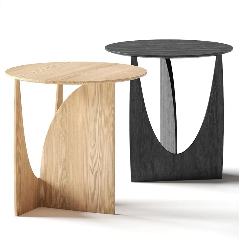 Popular modern casual Scandinavian small pallet living room furniture coffee corner wooden modern table