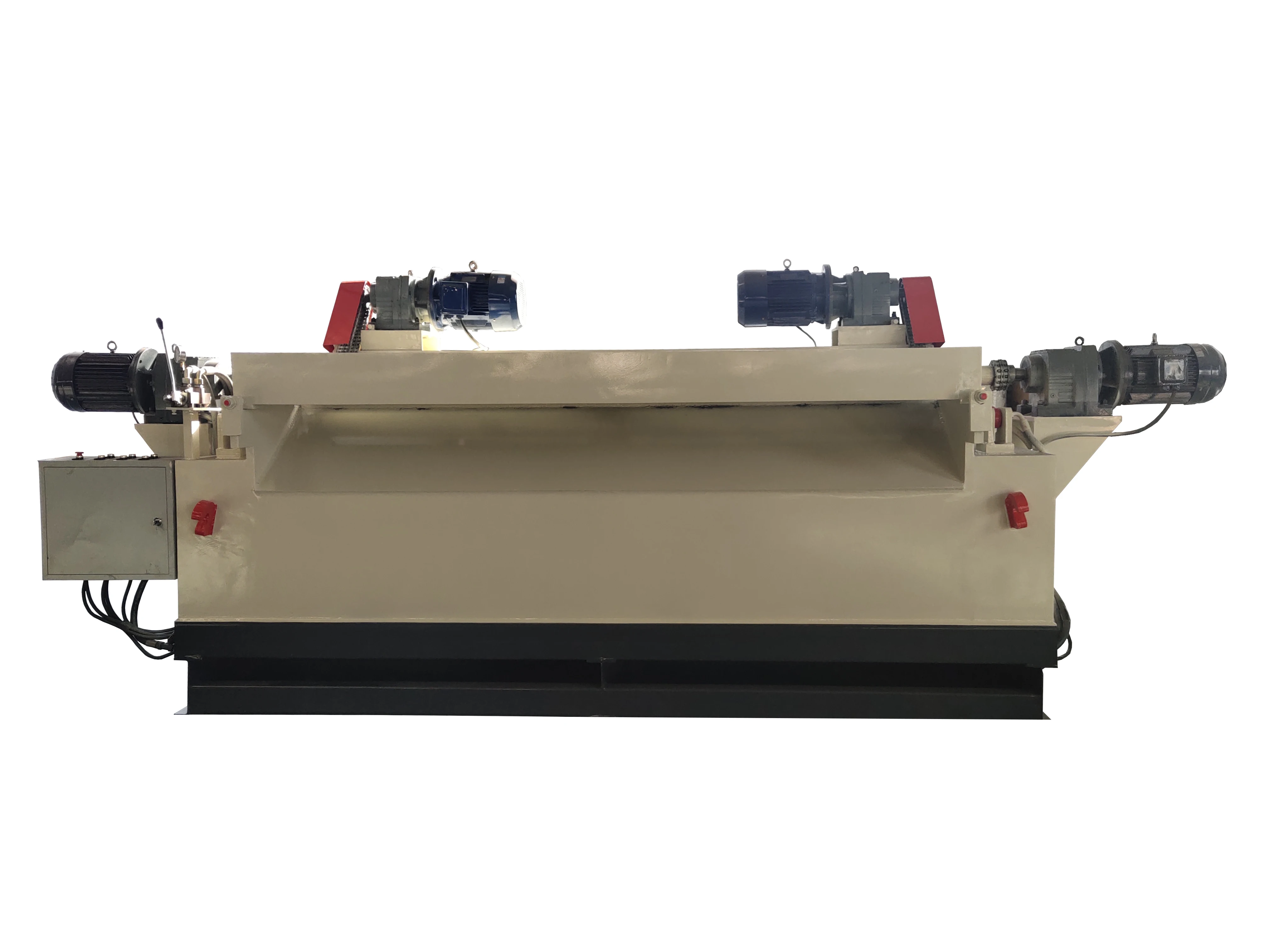 Plywood wood log debarker heavy duty 4 feet and 8 feet log debarking machine with wood chipper