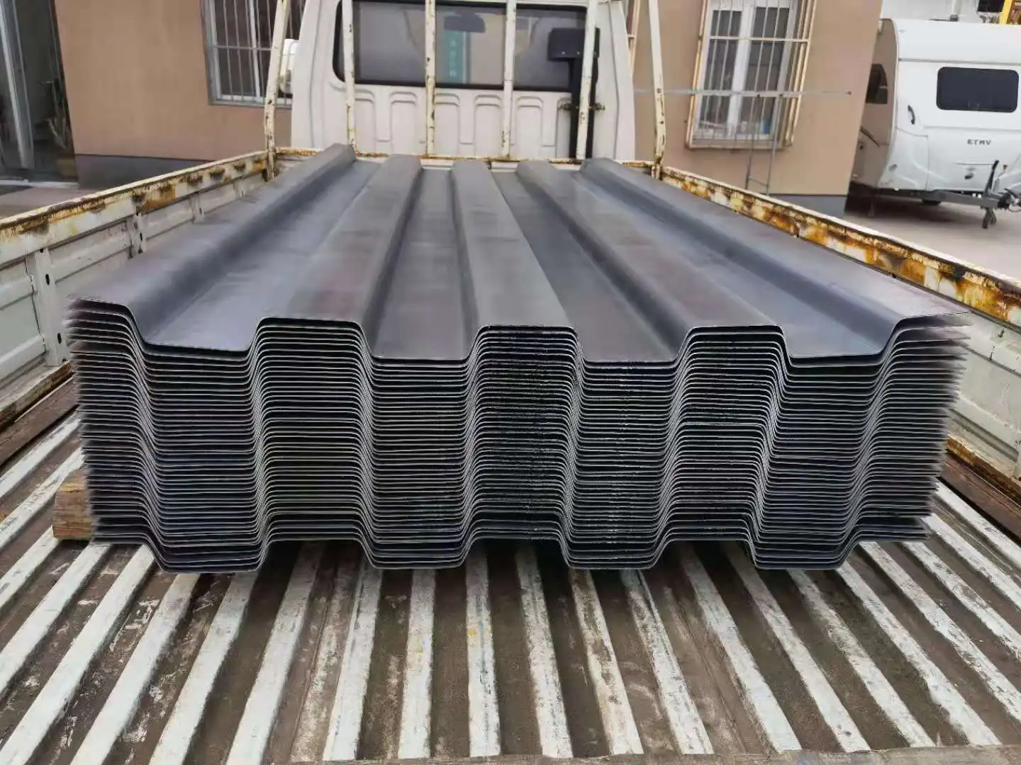 Container front panels steel sheets prefabricated building corrugated panel