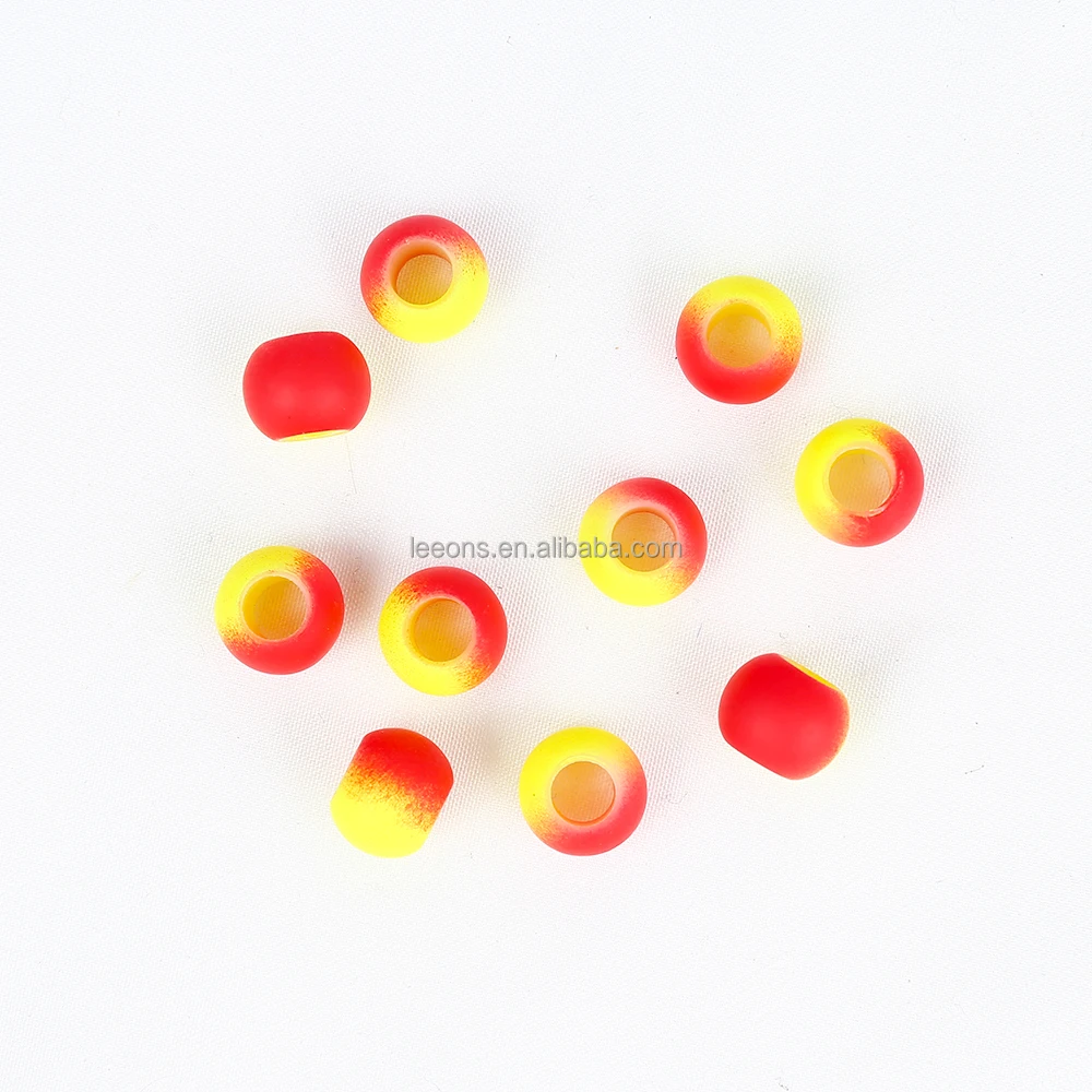 Ombre Yellow Purple 7 Colors 10pcs/bag Plastic Round Jewelry Dreadlocks Bead Pony Braids Beads