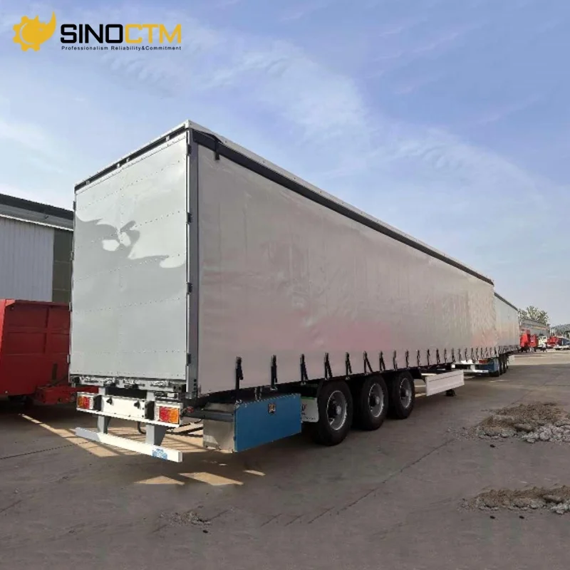 China Car Carrier 3 Axle Cutrain Semi Trailer Prices Cargo & Utility Trailers Mobile Food for Sale
