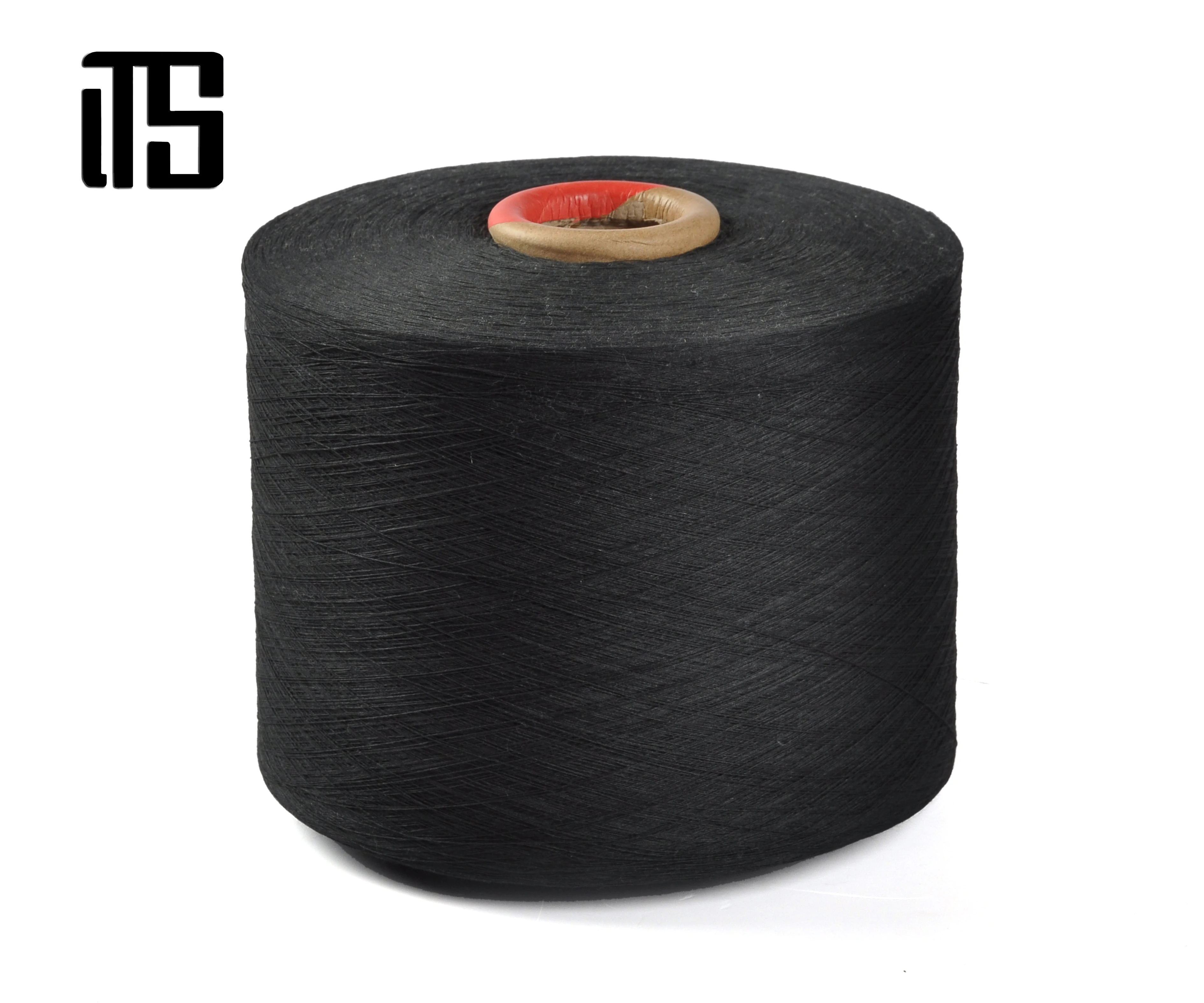 21s/1 Pre-fiber Recycle Cotton Yarn Recycled Polyester Thread Blended Yarn For Knitting