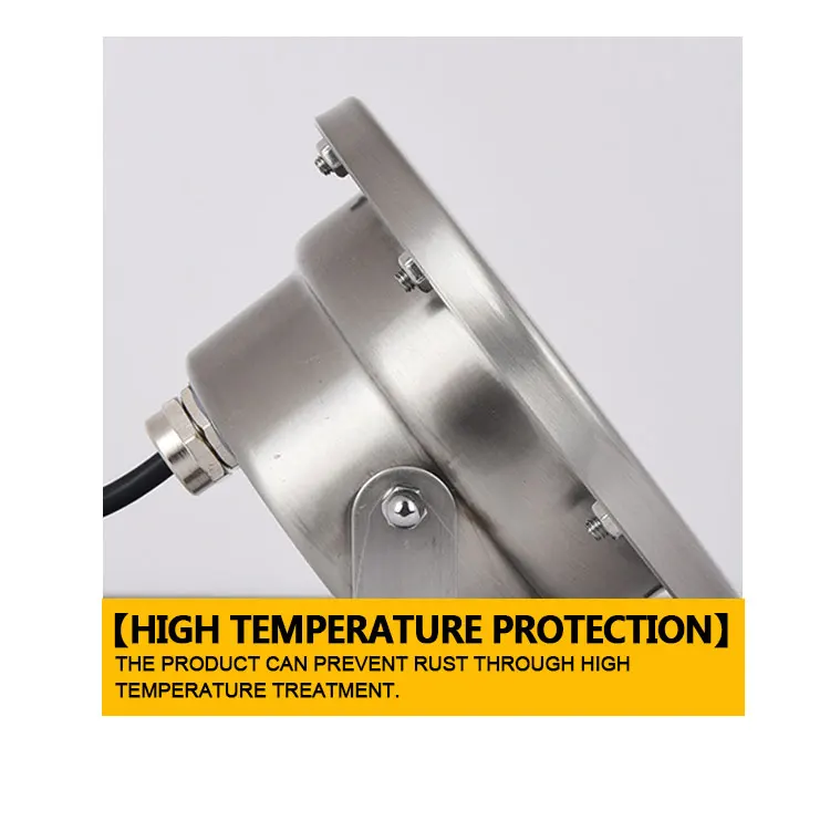 IP68 открытый пруд фонтан плавательный бассейн AC DC 24V 304 нержавеющая сталь Водонепроницаемый LED 9W подводный