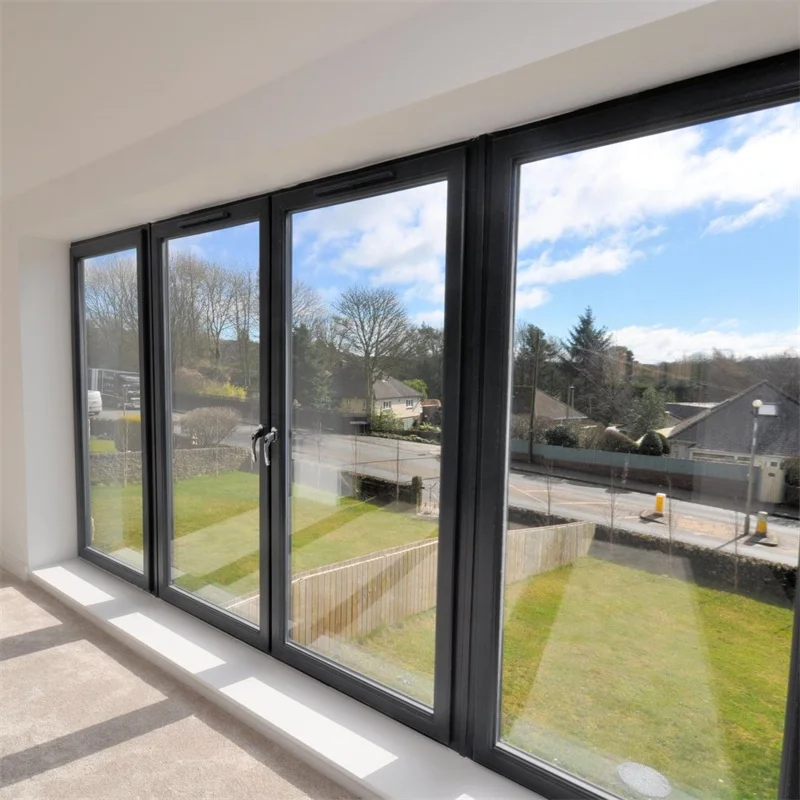 Black Aluminum Metal Framed Interi French Door Manufacturer sliding Doors Interior Front French Door