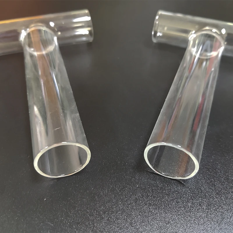 Factory Custom High Borosilicate T-shaped Glass Tube Heat Resistant Glass Tube