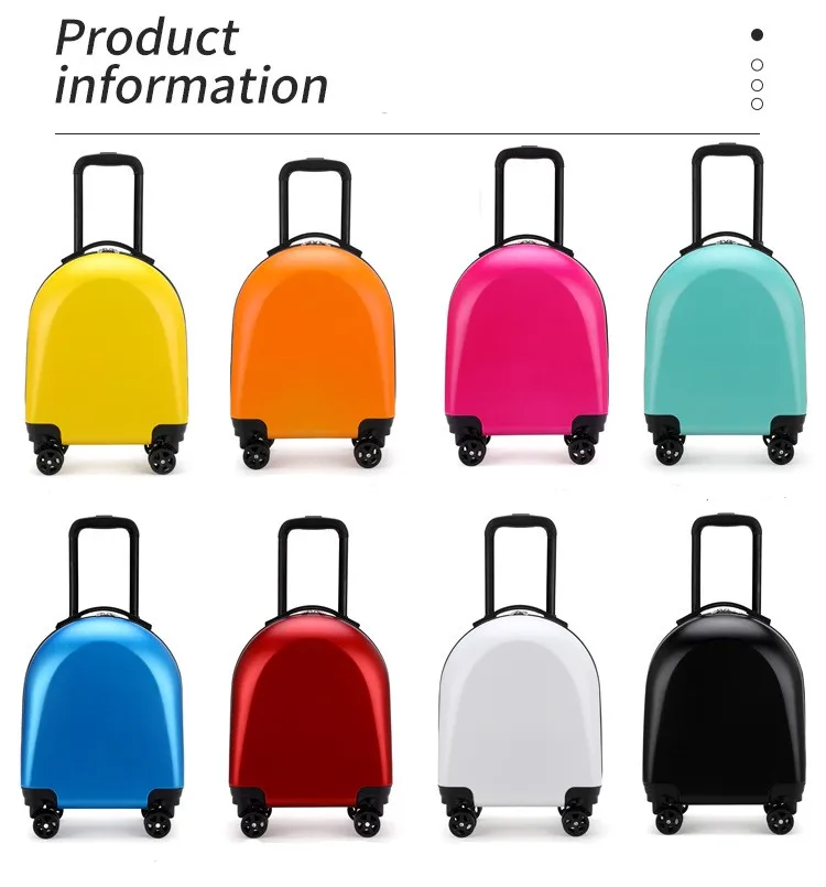 Kids Cartoon Rolling Luggage Children travel Suitcase On wheel Trolley Carry-ons Hard side Bag For Kid Gift