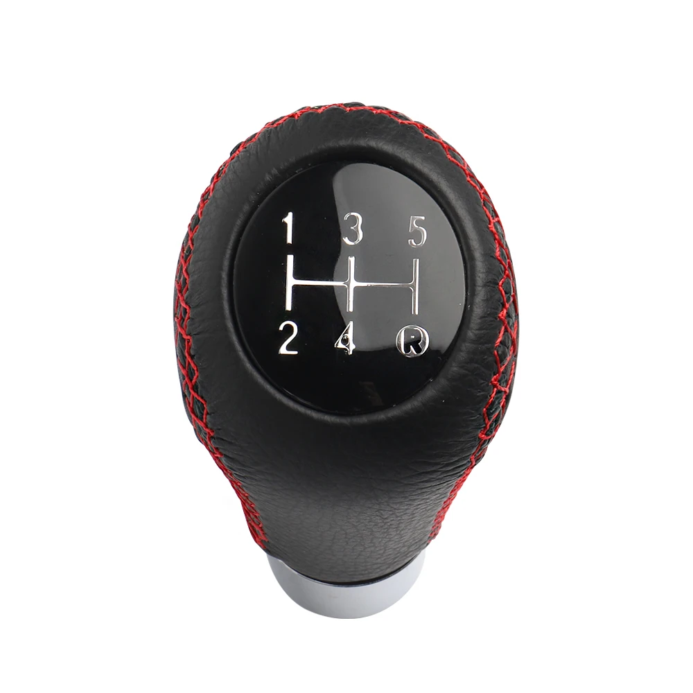 Customize Universal manual automobile tiypeor shift knob leather 5-speed custom logo shift knob