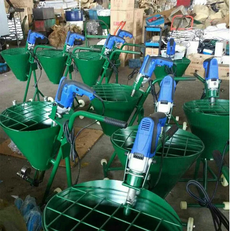 Electric Power Automatic Electric Wall Concrete Cement Plastering Mortar Plaster Spraying Machine