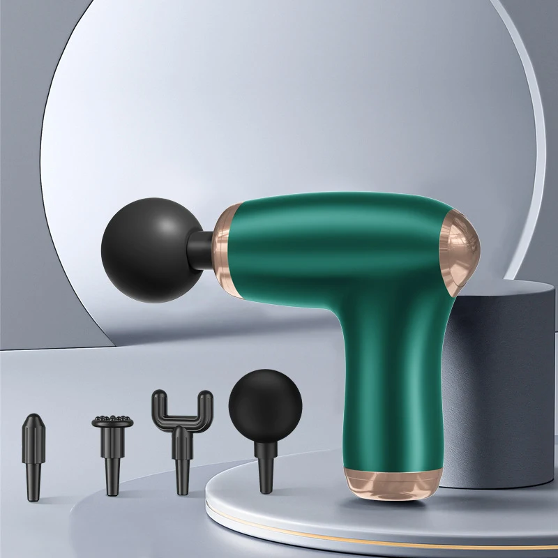 Factory Outlet Smart Wireless 4 Head Mini Massage Gun Health Care Multifunctional Gun Massage