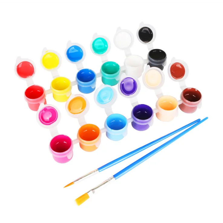 5ml 12 Colors Paint Kit Multi-Function Airbrush Paint for Paper  acrylic paint set
