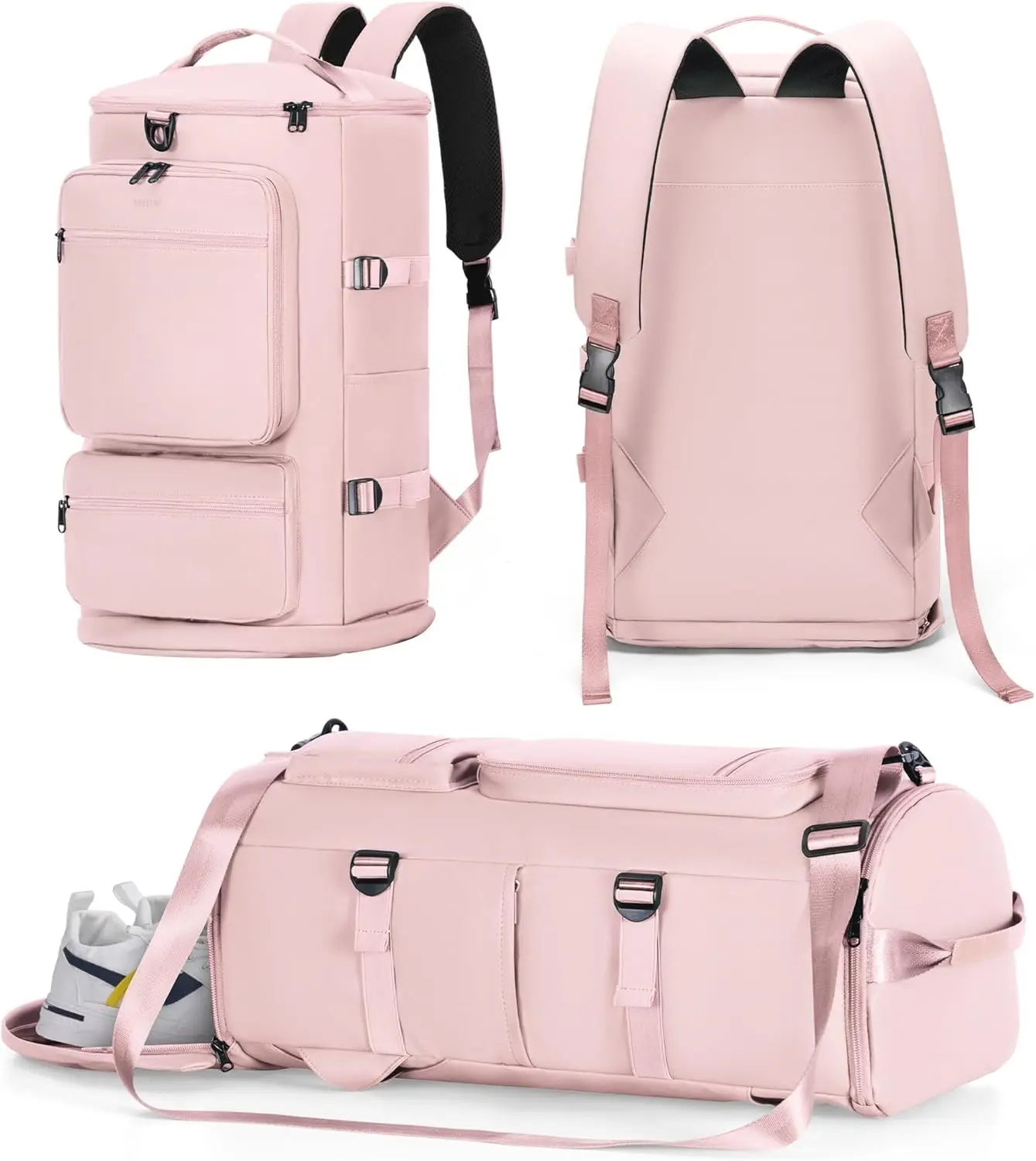 Factory price gym bags pink sports sport bag for women multi function sport bag for women