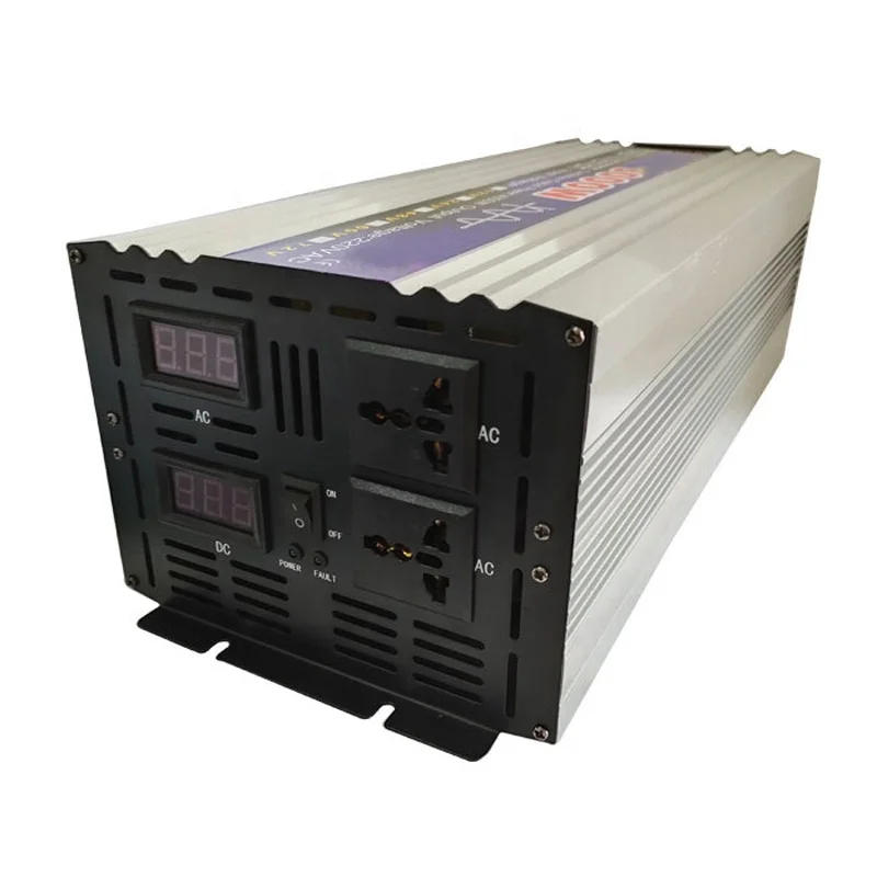 8kw 8000W Pure Sine Wave Inverter 5000W 6000W 5kw 6kw DC 12V 24V 48V 60V to AC 220V Solar Wind Turbine hybrid Converter