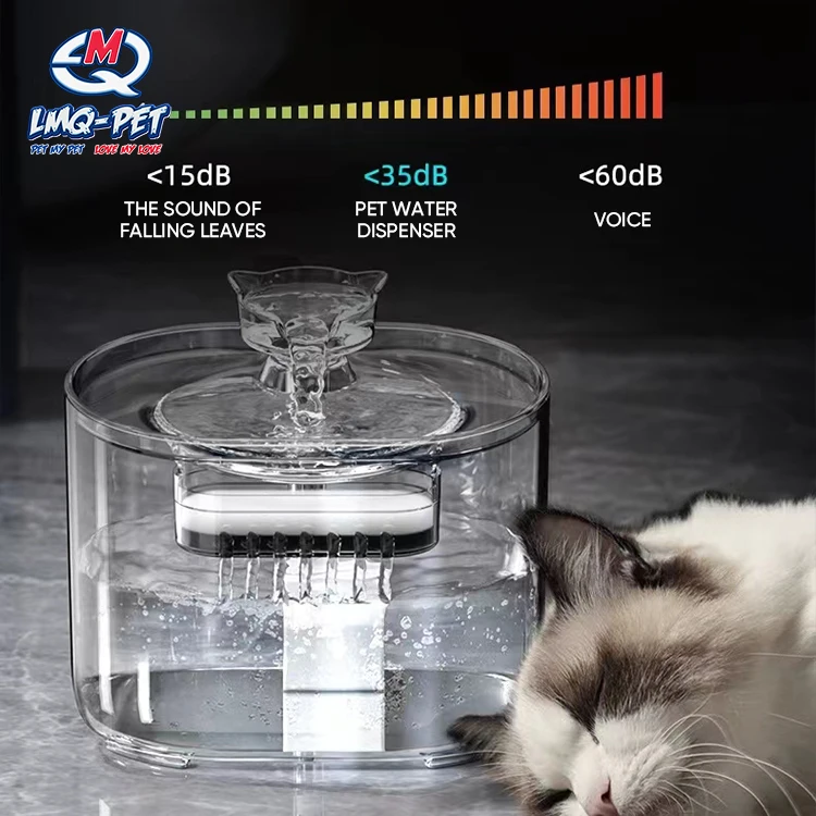Automatic Electric Pet Smart Drink Fountain 2.2L Cat Water Filter Drinking Water Dispenser Fountain For Pets Dog Cats