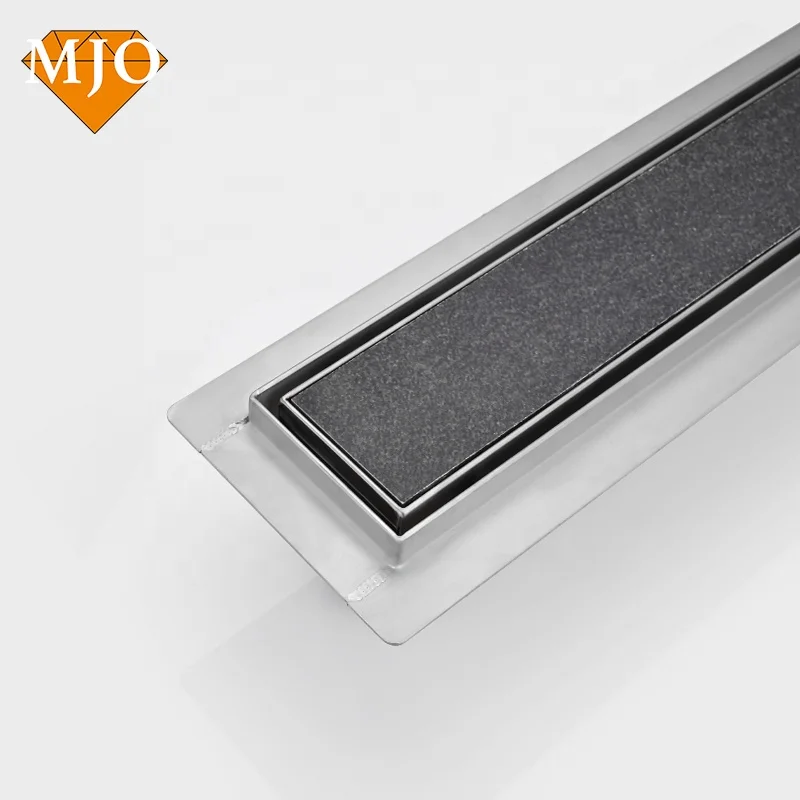 Factory direct customized stainless steel hidden floor drain for hotel villa linear shower floor drain.