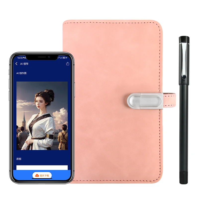 Newest Products A6 Sketchbook Drawing Smart Pen And Paper Notebook 16GB Flash Drive Write Sync Phone Notebook with MasterBen App