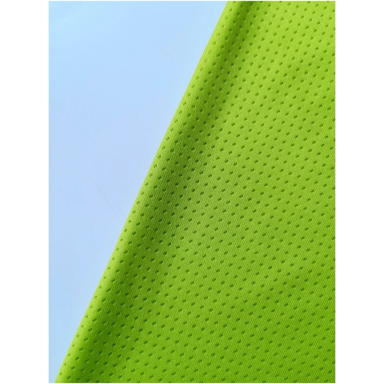 Top sale high quality 94% polyester 6% spandex butterfly mesh sportswear knitted fabric