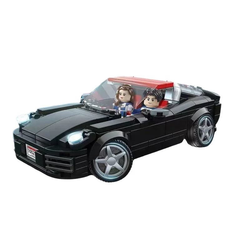 346 PCS 911 Mini Racing Car Blocks Toys Famous Brand Racing Model MOC Blocks Cars Blocks for Adults gifts