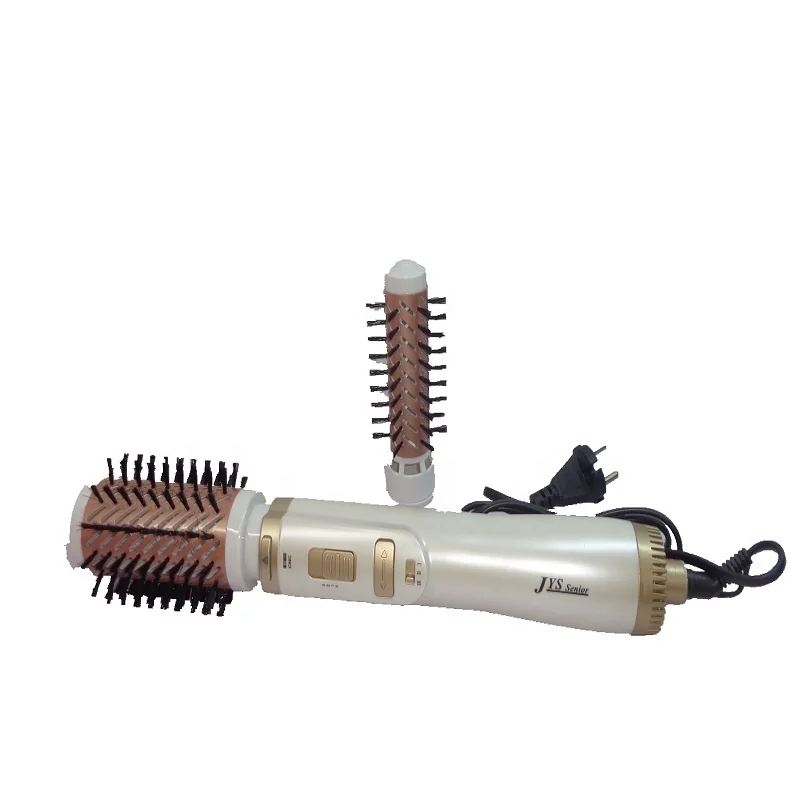 
CE GS CB approved 2 speed 3 heat setting 360 degree automatic rotating ceramic hot air brush for styling and frizz control 