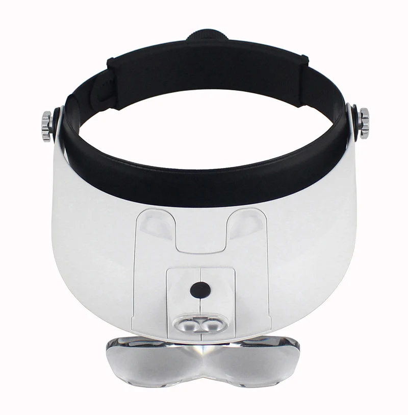 1X 1.5X 2X 2.5X 3.5X Reading LED Lamp Wearing Magnifying Glass Replaced Lens for Older Reading Glass