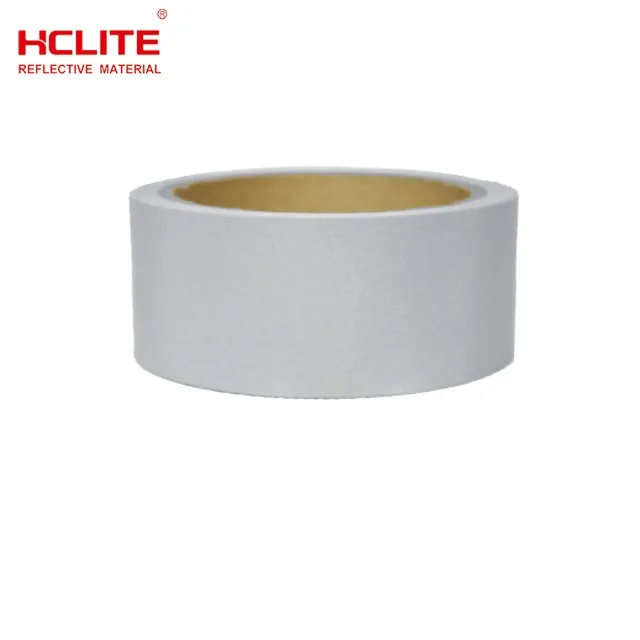 HCSP 100% Polyester High Reflective Fabric Tape Sliver for reflective jacket