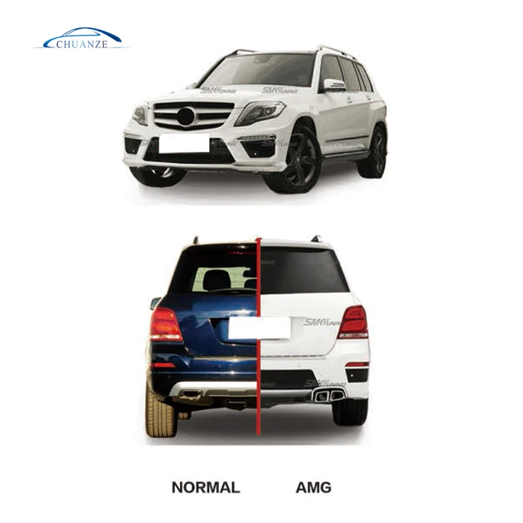 HOT SELLING BODY KIT FOR MERCEDES BENZ 2013-2015 GLK X204 AMG FRONT AND REAR BUMPER GRILLE