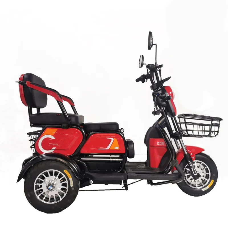Wholesale High Quality 3 Wheel Adults Battery Powered 3 Wheel Electric Tricycle With seat
