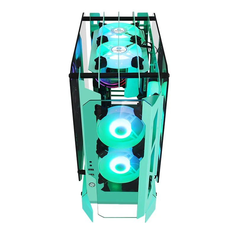 2023 Most Popular High Quality Gaming PC Desktop Computer Gaming RGB ATX Computer Case Frame Chassis & Towers CPU Cabinet