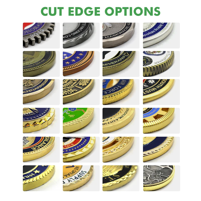 Custom Design Antique Gold Silver Challenge Coin Zinc Alloy Brass 2D 3D Token Coin Old Metal Custom Coins for Sale Buyer Prices