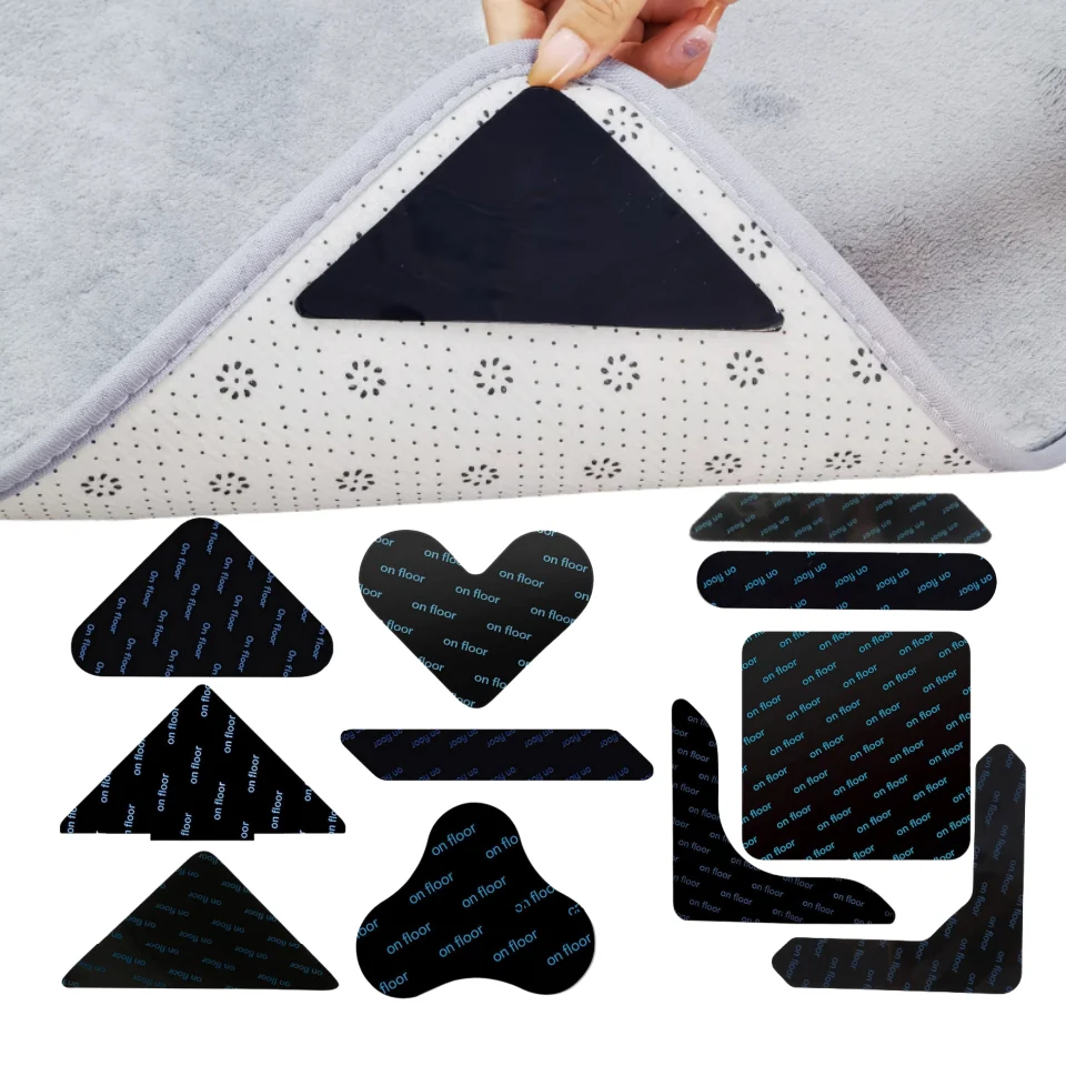 Pu Anti-Curling Carpet Anti Slip Double Sided Stick Rug Grip Tape For Hardwood Floor