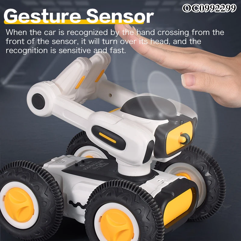 2.4G Hammer acrobatic remote control battle rc deformation flip stunt car toy