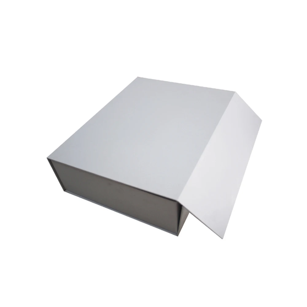 Classic Luxury Customized Wholesale Design Logo Print Cream White Magnetic Lid Book Shape Box With Ribbon Bow For Sweet Cookie