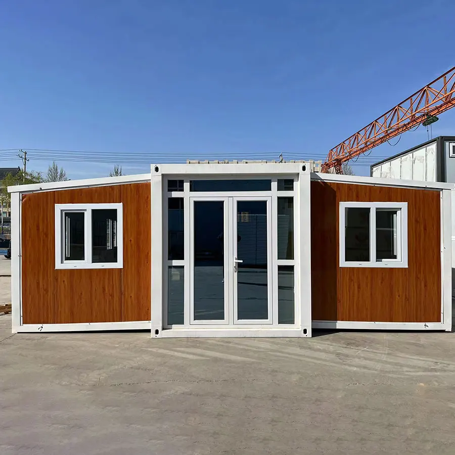 Расширяемый 40-футовый недорогой модульный дом, современный мобильный контейнерный дом для жилых домов и офисного использования