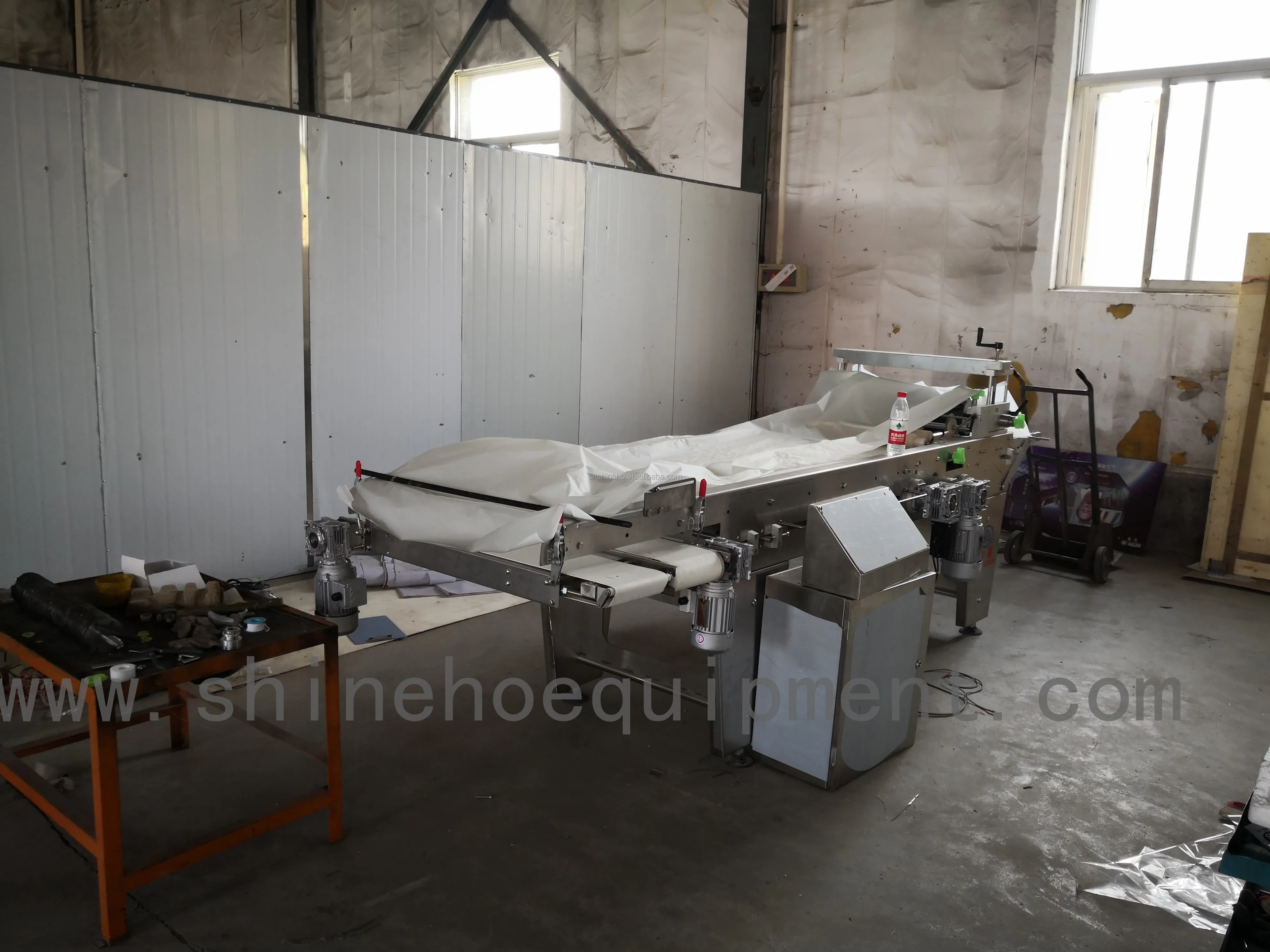 5 Blades Croissant Dough Dividing Cutting Machine Croissant Forming Machine