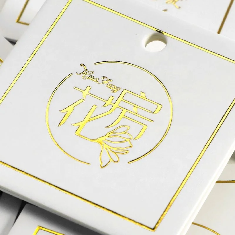 Custom Luxury T Shirt Garment Recycled Personalized Custom Logo Garment Clothing Hang Tags