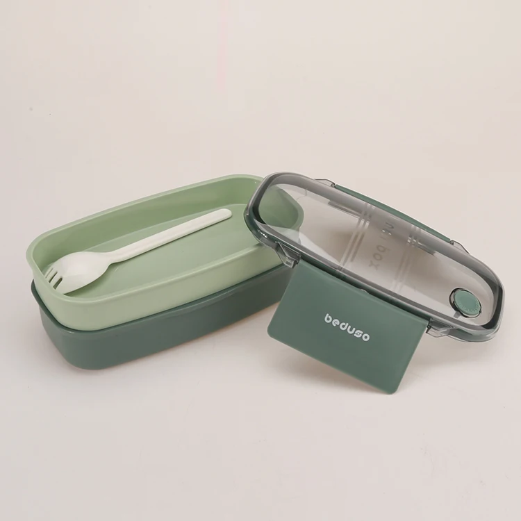 950ML Two layers Kids Adults Plastic lunch box bento food container