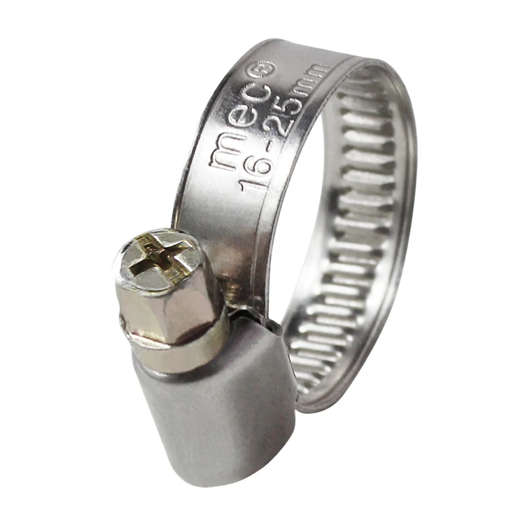 Quality  American and German type hose clamp praise Slotted Head Screw hose clamps stainless steel ss pipe clamp