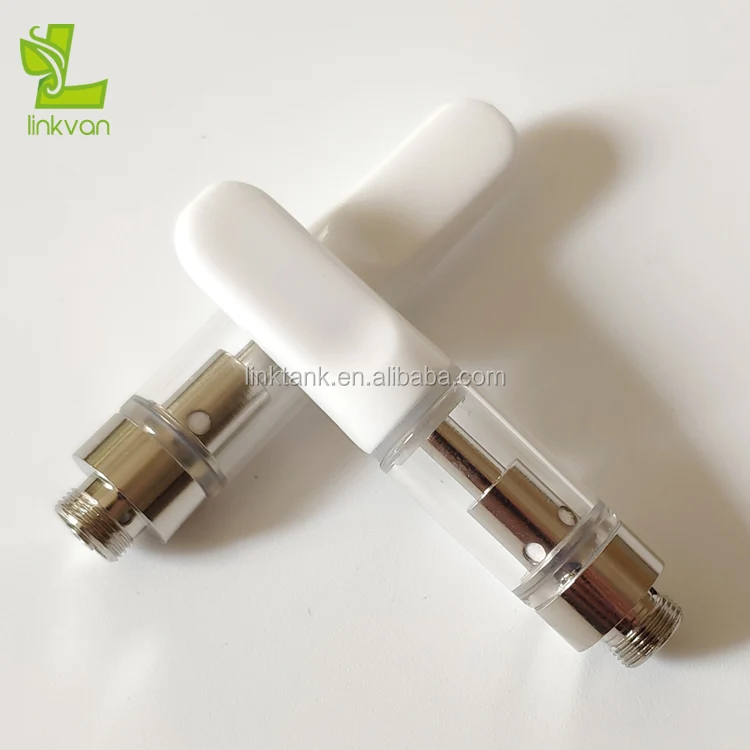 
1 ml 0.5 gram empty vape pen ceramic 510 vaporizer oil tank cell cbd cartridge no leaking for thick oil electronic cigarette 