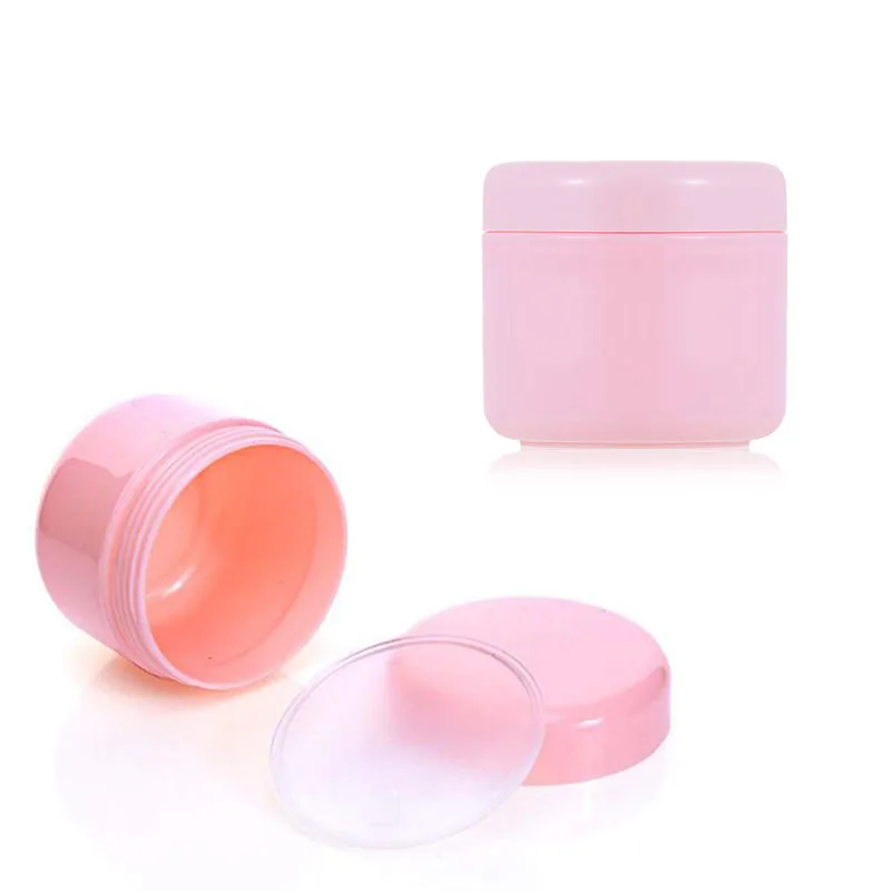 5ml 15g 20g 30g 50g empty sample colorful cosmetic jar cream container matte white blue pink black PP Plastic jar