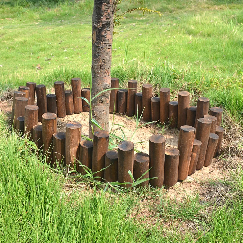 Garden Wares Wood Fencing Minisize Fencing For Small Garden Natural Wood Fences Decoration Useful Outdoor Furniture